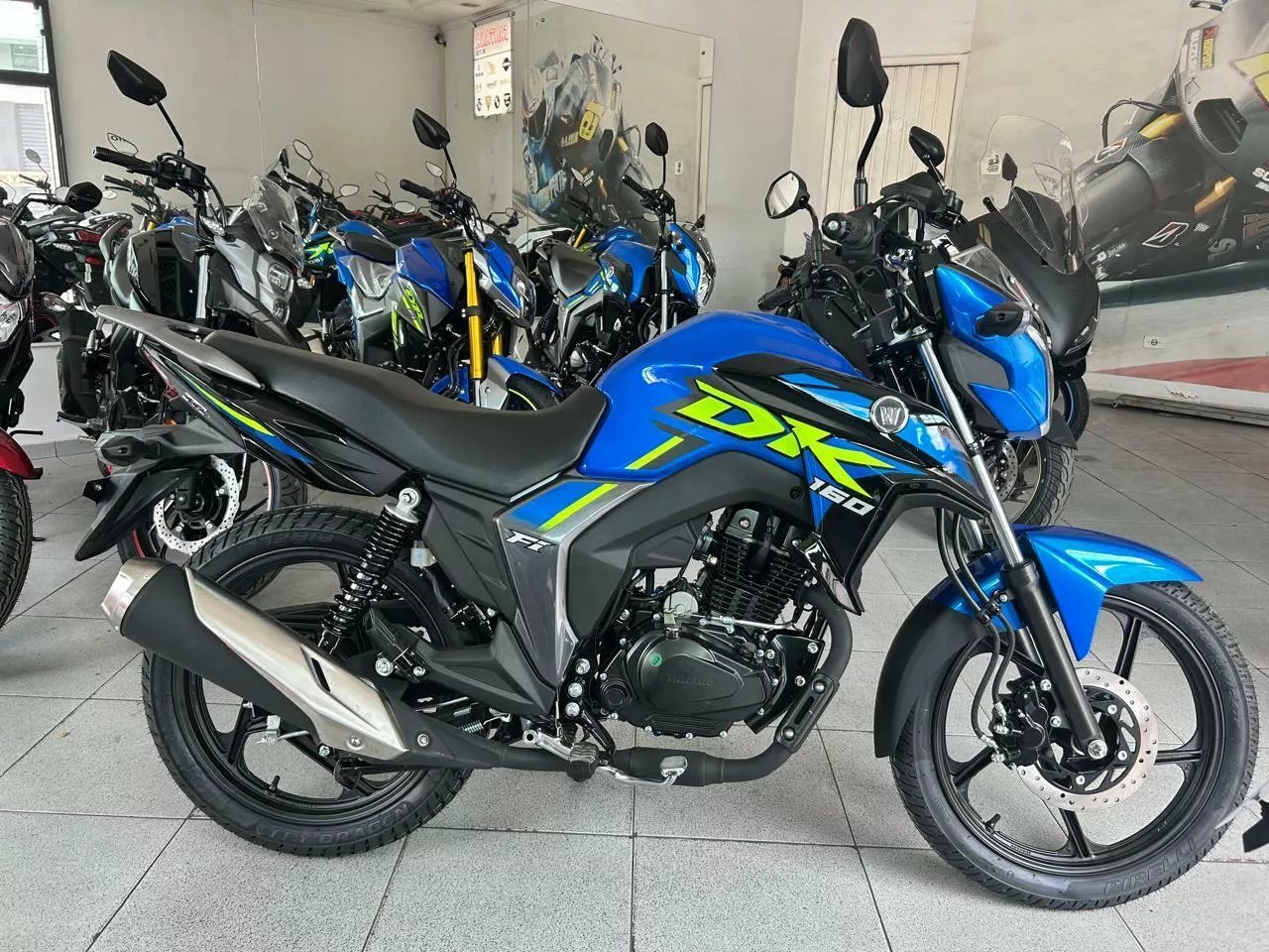 Frota de motos Haojue DK 160 disponíveis na UX Mobility